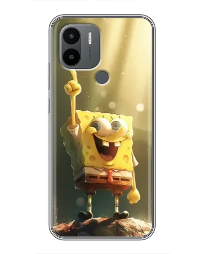 Чехол для Xiaomi Poco C50 с картинкой «Сияющий Спанч Боб»