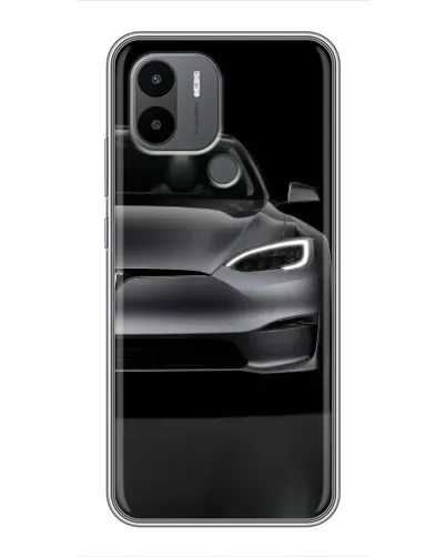 Чехол для Xiaomi Poco C50 с картинкой «Tesla Model S Look»