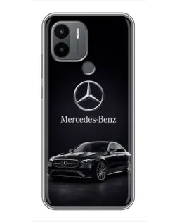 Чехол для Xiaomi Poco C50 с картинкой «Mercedes — решетка радиатора»