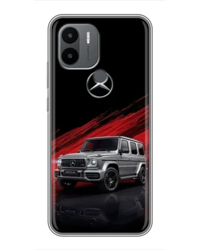 Чехол для Xiaomi Poco C50 с картинкой «Mercedes G-Class красный»