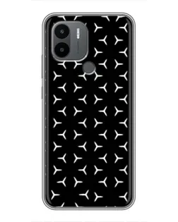 Чехол для Xiaomi Poco C50 с картинкой «Mercedes паттерн звезд»