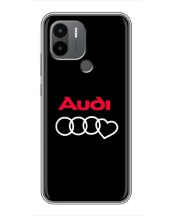 Чехол для Xiaomi Poco C50 с картинкой «Логотип Audi Heart» Чехол для Xiaomi Poco C50 с картинкой «Логотип Audi Heart»