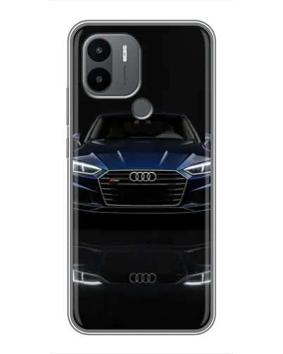 Чехол для Xiaomi Poco C50 с картинкой «Audi — ночное отражение»