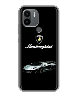 Чехол для Xiaomi Poco C50 с картинкой «Логотип Lamborghini классика»