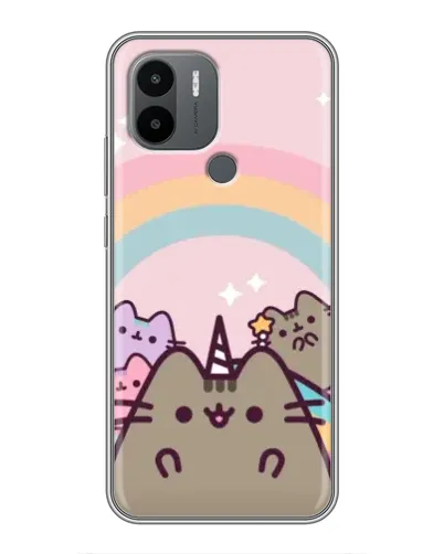 Чехол для Xiaomi Poco C50 с картинкой «Единорог Pusheen»