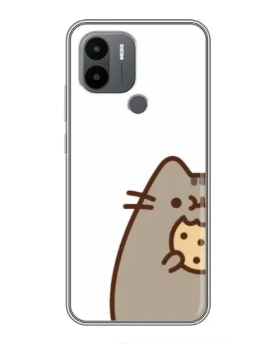 Чехол для Xiaomi Poco C50 с картинкой «Пушин с печеньем»