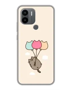 Чехол для Xiaomi Poco C50 с картинкой «Пушин на шариках»