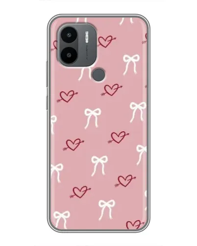 Чехол для Xiaomi Poco C50 с картинкой «Сердца и банты» Чехол для Xiaomi Poco C50 с картинкой «Сердца и банты»