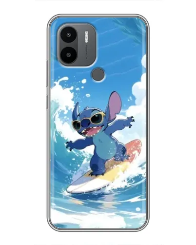 Чехол для Xiaomi Poco C50 с картинкой «Стич на волне»