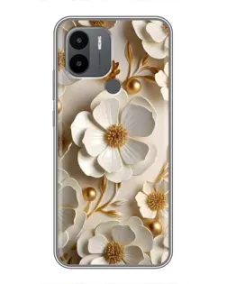 Чехол для Xiaomi Poco C50 с картинкой «Белие бумажние цвети» Чехол для Xiaomi Poco C50 с картинкой «Белие бумажние цвети»