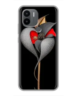 Чехол для Xiaomi Poco C50 с картинкой «Серебряный фантазийный цветок» Чехол для Xiaomi Poco C50 с картинкой «Серебряный фантазийный цветок»