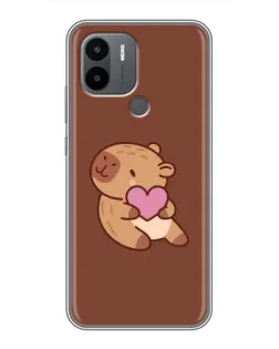 Чехол для Xiaomi Poco C50 с картинкой «Капибара с сердцем» Чехол для Xiaomi Poco C50 с картинкой «Капибара с сердцем»