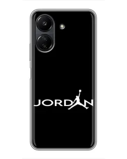 Чехол для Xiaomi POCO C65 с картинкой «Jordan White Logo» Чехол для Xiaomi POCO C65 с картинкой «Jordan White Logo»