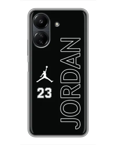 Чехол для Xiaomi POCO C65 с картинкой «Jordan Vertical»