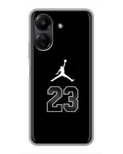 Чехол для Xiaomi POCO C65 с картинкой «Jordan Flight 23» Чехол для Xiaomi POCO C65 с картинкой «Jordan Flight 23»
