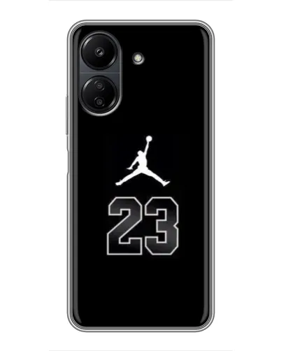 Чехол для Xiaomi POCO C65 с картинкой «Jordan Flight 23»