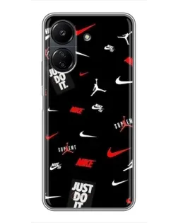 Чехол для Xiaomi POCO C65 с картинкой «Nike Mix Pattern» Чехол для Xiaomi POCO C65 с картинкой «Nike Mix Pattern»