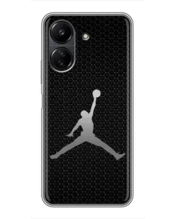 Чехол для Xiaomi POCO C65 с картинкой «Jordan Dark Carbon» Чехол для Xiaomi POCO C65 с картинкой «Jordan Dark Carbon»