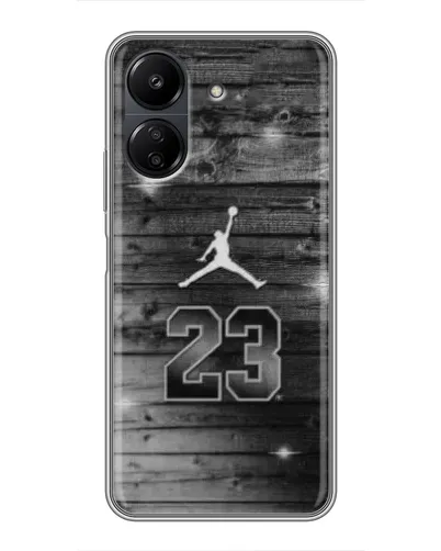 Чехол для Xiaomi POCO C65 с картинкой «Jordan Carbon 23»