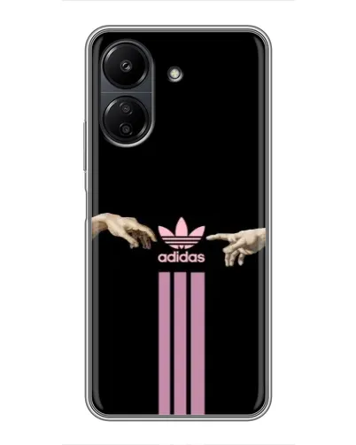 Чехол для Xiaomi POCO C65 с картинкой «Adidas Hands»