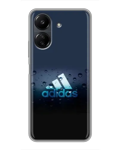 Чехол для Xiaomi POCO C65 с картинкой «Adidas Water Drops»