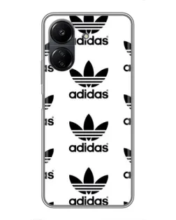 Чехол для Xiaomi POCO C65 с картинкой «Adidas Pattern»