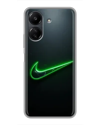 Чехол для Xiaomi POCO C65 с картинкой «Неоновый контур Nike» Чехол для Xiaomi POCO C65 с картинкой «Неоновый контур Nike»