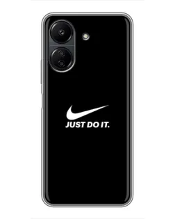 Чохол для Xiaomi POCO C65 з картинкою «Мінімалізм від Nike»