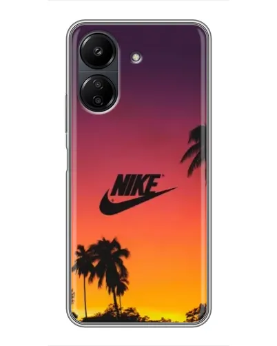 Чехол для Xiaomi POCO C65 с картинкой «Nike на закате солнца» Чехол для Xiaomi POCO C65 с картинкой «Nike на закате солнца»