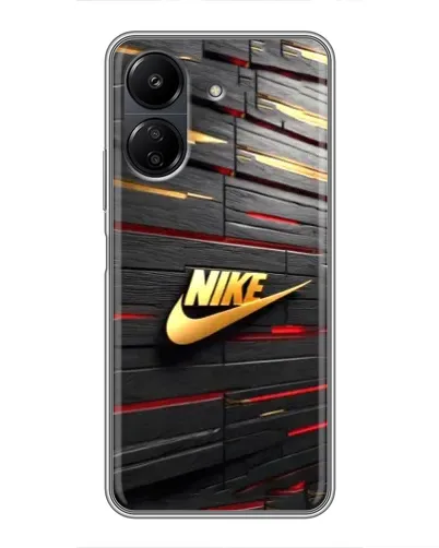 Чехол для Xiaomi POCO C65 с картинкой «Золотой Nike на металле» Чехол для Xiaomi POCO C65 с картинкой «Золотой Nike на металле»