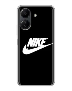 Чохол для Xiaomi POCO C65 з картинкою «Мазки фарби Nike»