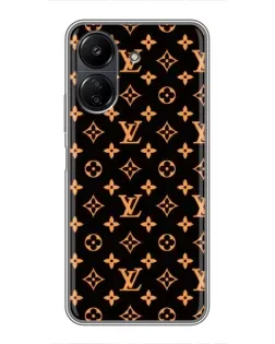 Чехол для Xiaomi POCO C65 с картинкой «Золотая монограмма LV» Чехол для Xiaomi POCO C65 с картинкой «Золотая монограмма LV»