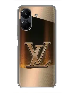 Чехол для Xiaomi POCO C65 с картинкой «LV — золотое сияние» Чехол для Xiaomi POCO C65 с картинкой «LV — золотое сияние»