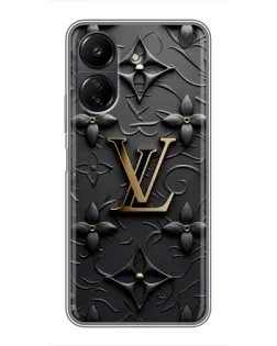 Чехол для Xiaomi POCO C65 с картинкой «Кожаная текстура LV» Чехол для Xiaomi POCO C65 с картинкой «Кожаная текстура LV»
