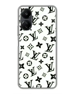 Чехол для Xiaomi POCO C65 с картинкой «Монохромный хаос LV» Чехол для Xiaomi POCO C65 с картинкой «Монохромный хаос LV»