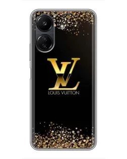 Чехол для Xiaomi POCO C65 с картинкой «LV — золотые искры» Чехол для Xiaomi POCO C65 с картинкой «LV — золотые искры»