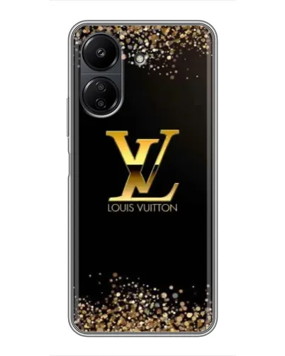 Чохол для Xiaomi POCO C65 з картинкою «LV — золоті іскри» Чохол для Xiaomi POCO C65 з картинкою «LV — золоті іскри»
