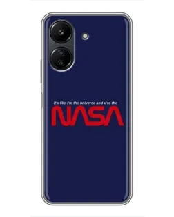 Чехол для Xiaomi POCO C65 с картинкой «NASA — глубокий космос»