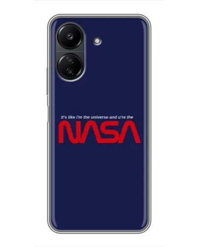 Чехол для Xiaomi POCO C65 с картинкой «NASA — глубокий космос»