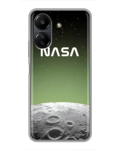 Чехол для Xiaomi POCO C65 с картинкой «NASA — лунный градиент»