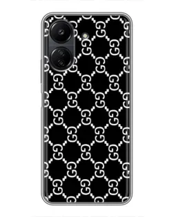 Чохол для Xiaomi POCO C65 з картинкою «Gucci — сітчастий паттерн»