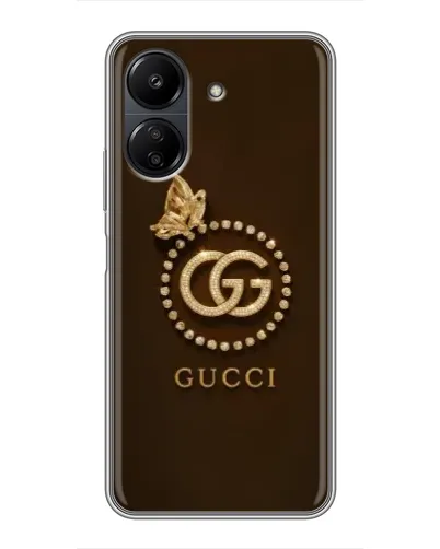 Чохол для Xiaomi POCO C65 з картинкою «Gucci — золотий метелик» Чохол для Xiaomi POCO C65 з картинкою «Gucci — золотий метелик»