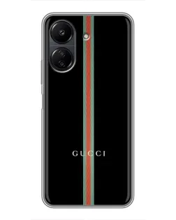 Чохол для Xiaomi POCO C65 з картинкою «Gucci — строга лінія»