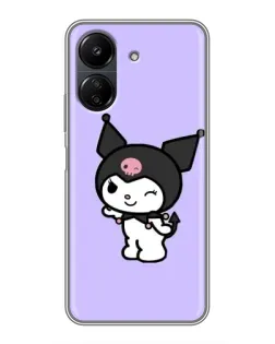 Чехол для Xiaomi POCO C65 с картинкой «Классическая Kuromi»