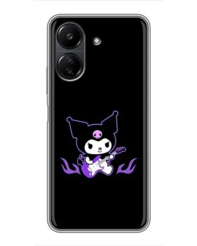 Чехол для Xiaomi POCO C65 с картинкой «Электрическая Kuromi»