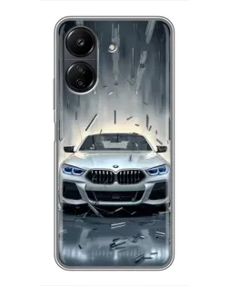 Чохол для Xiaomi POCO C65 з картинкою «BMW у світлі фар» Чохол для Xiaomi POCO C65 з картинкою «BMW у світлі фар»