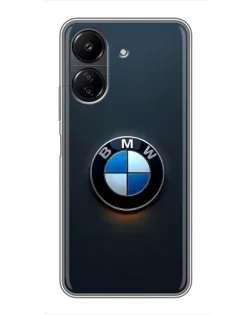Чохол для Xiaomi POCO C65 з картинкою «Логотип BMW — мінімалізм» Чохол для Xiaomi POCO C65 з картинкою «Логотип BMW — мінімалізм»