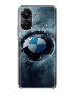 Чохол для Xiaomi POCO C65 з картинкою «Логотип BMW — лід» Чохол для Xiaomi POCO C65 з картинкою «Логотип BMW — лід»