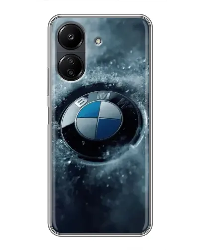 Чохол для Xiaomi POCO C65 з картинкою «Логотип BMW — лід» Чохол для Xiaomi POCO C65 з картинкою «Логотип BMW — лід»