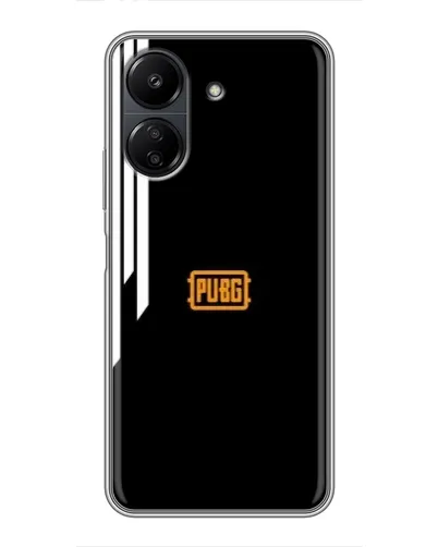 Чохол для Xiaomi POCO C65 з картинкою «PUBG — вертикальні лінії»